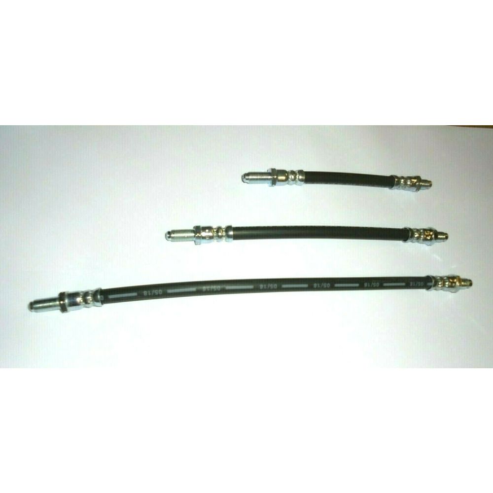 REAR BRAKE HOSES x3 (Ford Consul) (2000, 2500 & 3000) (1972- 75)